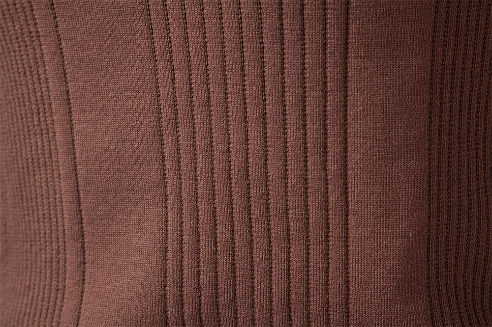 2025 Button Down Polo Shirt Men Solid Color Stripe Long Sleeve Fall Winter Luxury Warm Touch Business Casual Mens Polo Shirts