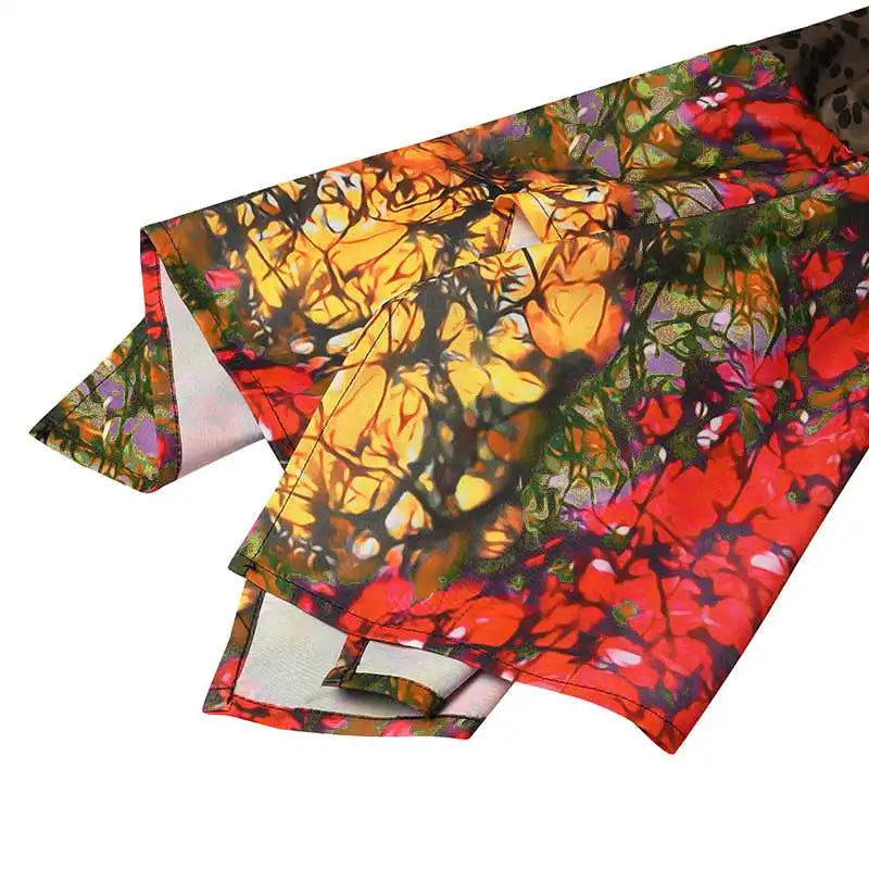 VONDA Plus Size 5XL Oversized Vintage Bohemian Printed Sundress Women Maxi Dress 2024 Long Flare Sleeve Party Casual Loose Robe