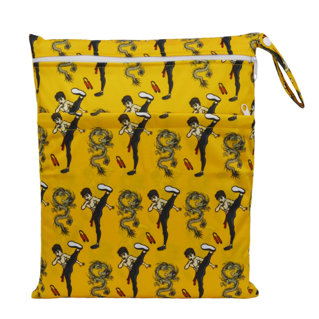 [Sigzagor] Wet Dry Bag With Two Zippered Baby Diaper Nappy Waterproof Reusable Washable Viralgem Store