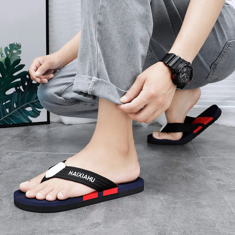 2024 new summer men's ultra-light EVA sole fashion comfortable sandals flip-flops