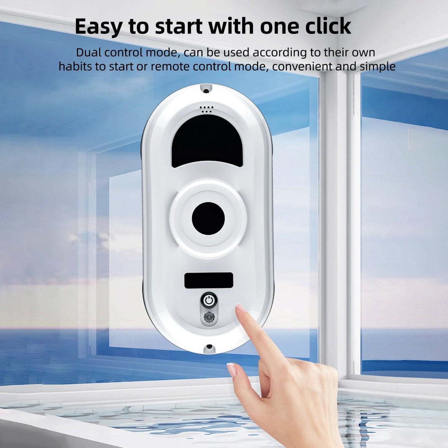 5600pa Window Cleaning Robot Household Intelligent Vacuum Remote Control Anti Fall Electric Window Washer Glass Cleaner Viralgem Store