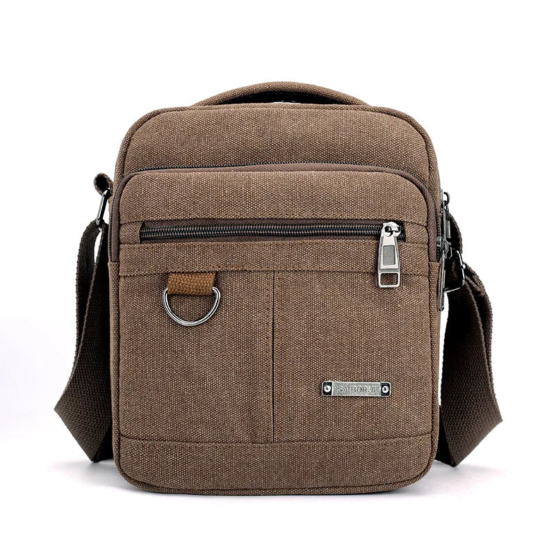 2022 New Men Canvas Shoulder Bag Casual Travel Men's Crossbody Bag Luxury Men Messenger Bags Satchel Handbags Tote