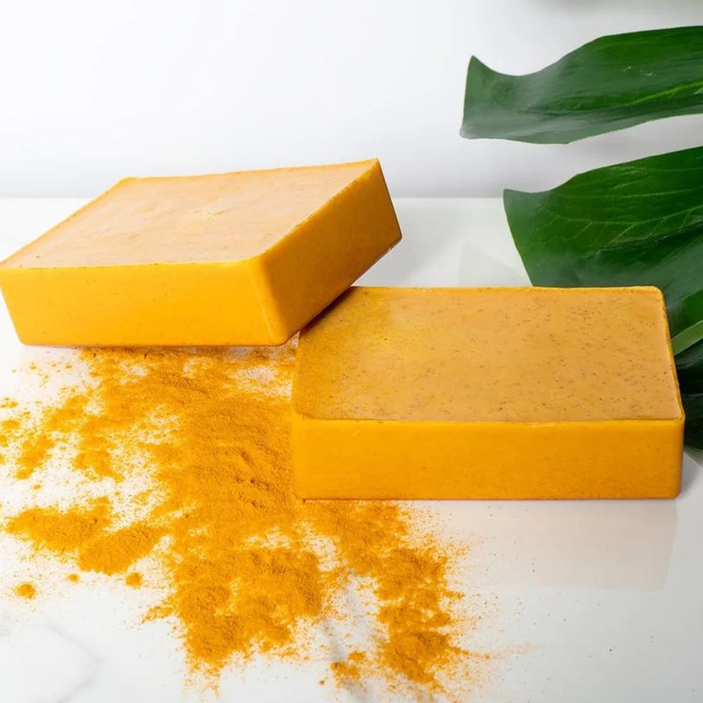 100g Turmeric Hand Made Soap, Lemon Kojic Acid Soap, Shower and Facial Soap Viralgem Store