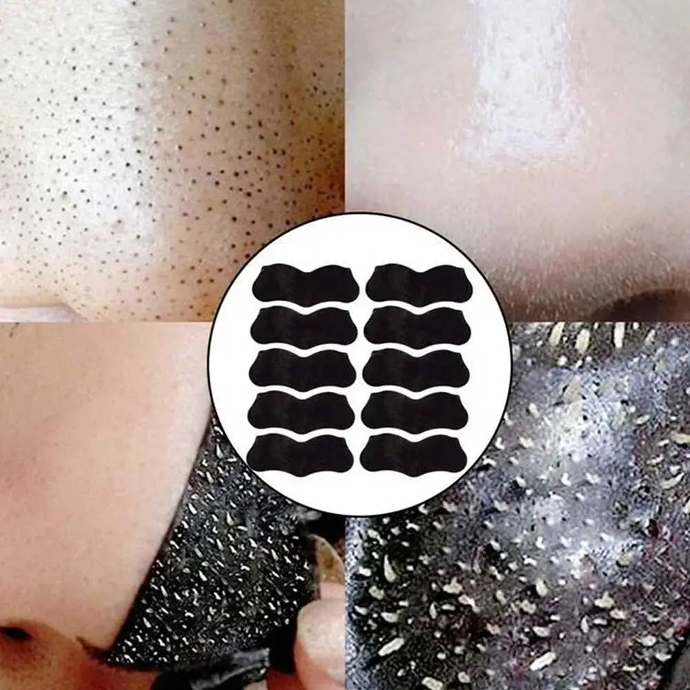 20/30/40/50pcs Nose Blackhead Remover Mask Deep Cleaning Shrink Pore Acne Treatment Mask Facial Cleansing Beauty Health Care