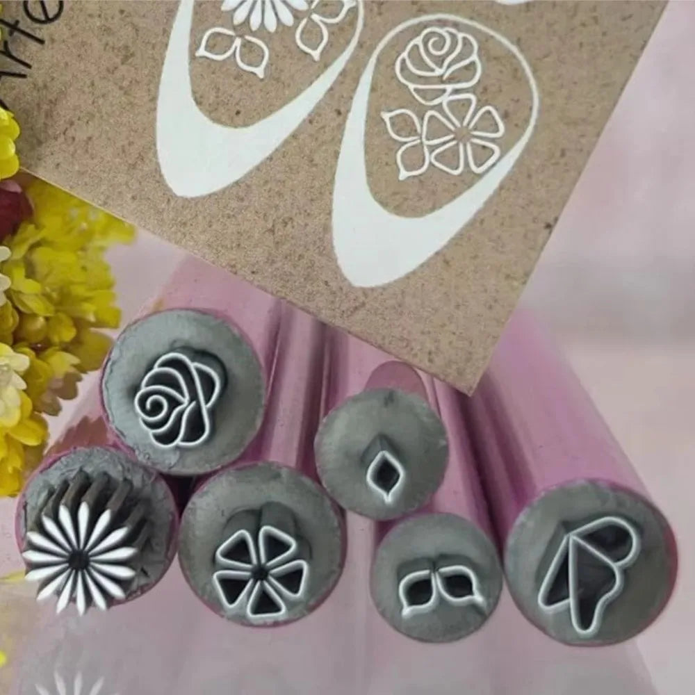 10/6/4pcs Nail Art Stamp Pen Set Handicraft Graffiti Flower Nail Templates Stamper Polishing Painting Drawing DIY Manicure Tools