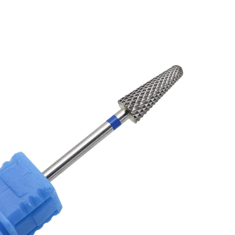 5mm Cone Carbide Nail Drill Bit 3/32" Milling Cutter For Manicure Rotary Burr Nail Bits Electric Drill Accessories Tool