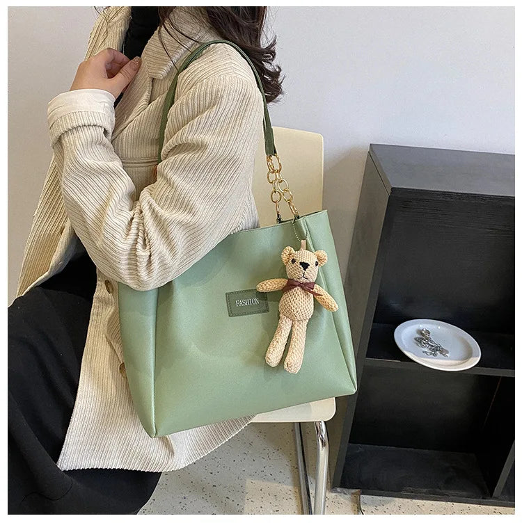 1PC Summer New make-up Bag Simple Shoulder Tote Bag