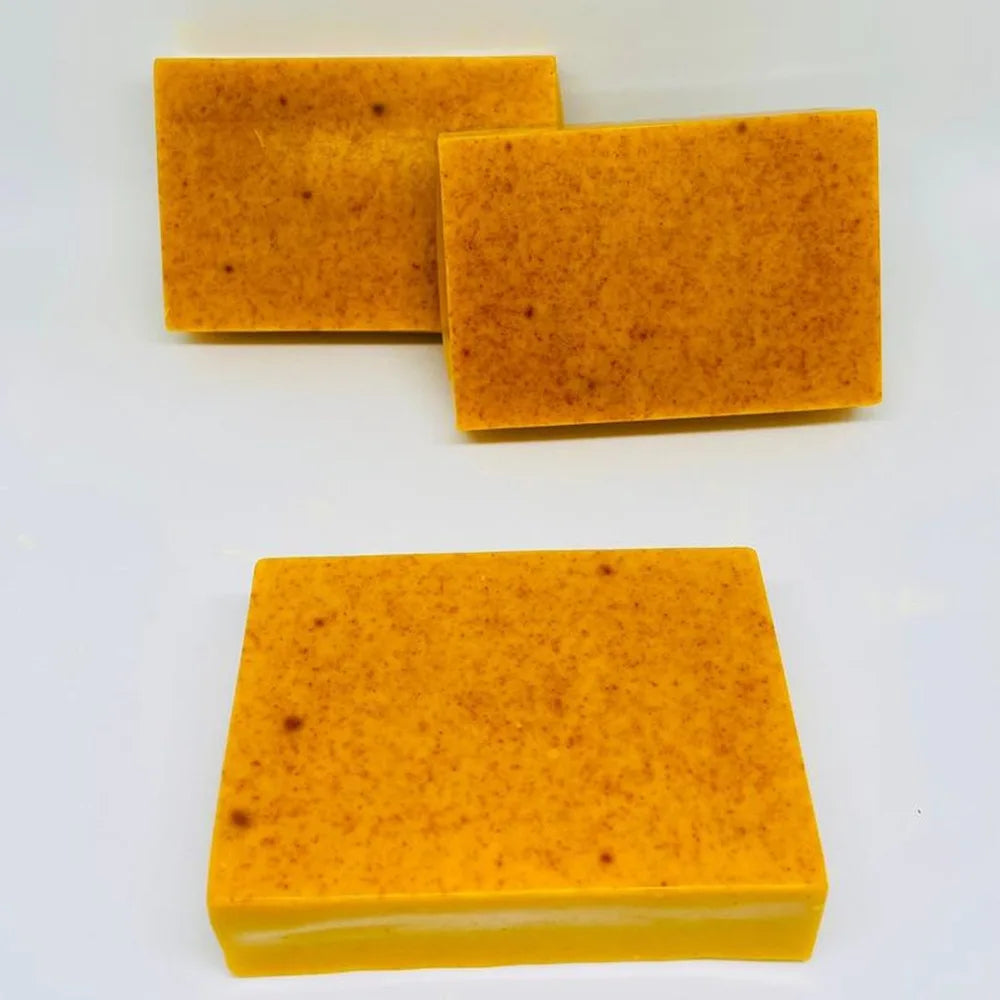 100g Turmeric Hand Made Soap, Lemon Kojic Acid Soap, Shower and Facial Soap Viralgem Store