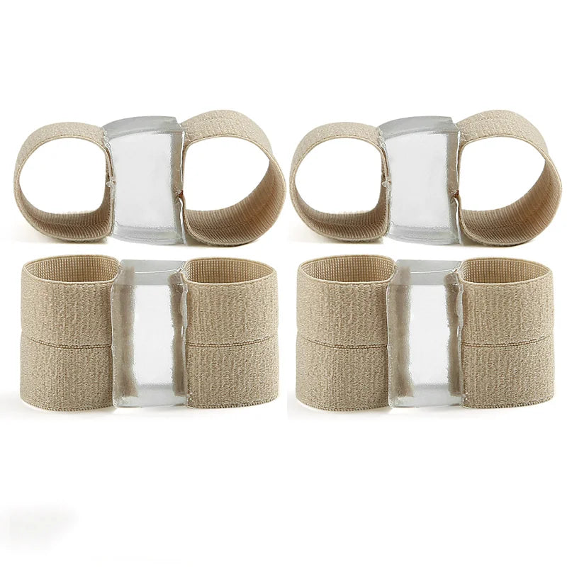 1/2/4Pc TwoToe Separator Hallux Valgus Bunion Corrector Orthotics Feet Bone Thumb Adjuster Correction Pedicure Feet Straightener