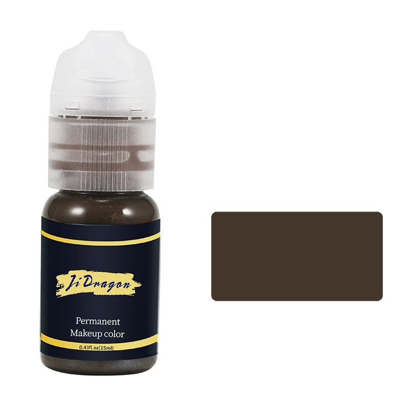 15ml Tattoo ink Pigment Color Paint Set Mix Permanent Makeup Microblading Eyebrow Lip Eyeliner SMP Beauty PMU Body Art Supplies