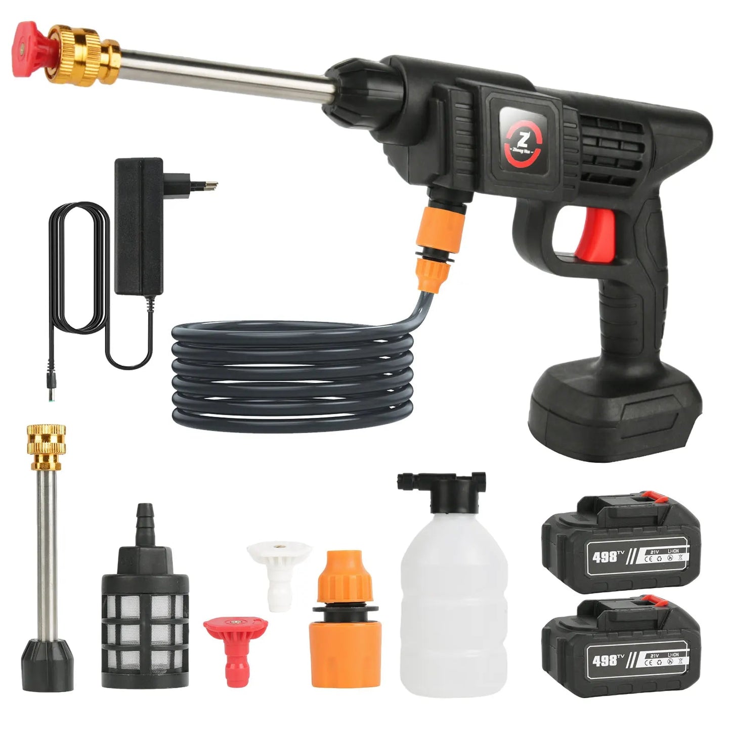 70BAR Cordless High Pressure Car Washer Spray Water Gun 200W Foam Generator Portable Car Washing Machine For Home Garden Cleanin Viralgem Store