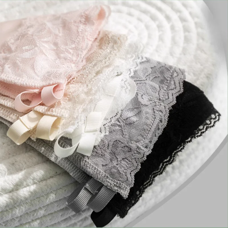 Women's Anti-slip Buckle Underwear Thin Style Traceless One-piece Lace Wipe Invisible Bras Cover Chest V-neck Inside Chest Piece