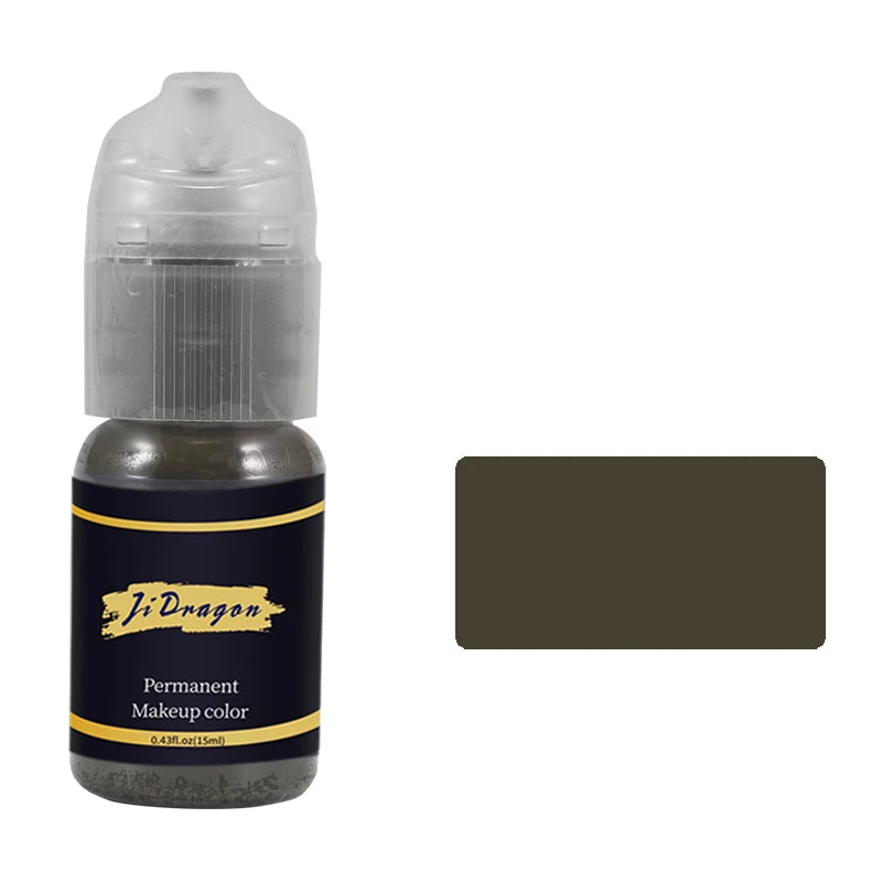 15ml Tattoo ink Pigment Color Paint Set Mix Permanent Makeup Microblading Eyebrow Lip Eyeliner SMP Beauty PMU Body Art Supplies