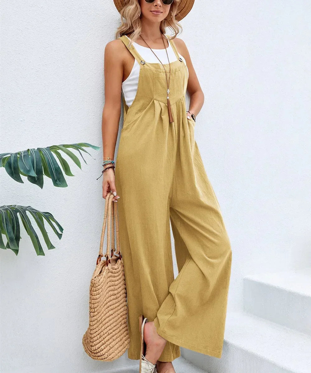 Women Loose Fit Fashion Overalls Wide Leg Baggy Bib Overalls Jumpsuit Dungarees Summer Jumpsuit Casual Elegant Overalls Summer Viralgem Store