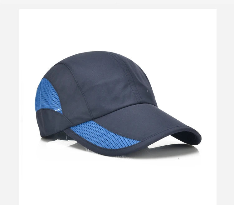 2024 New Men's Quick Drying Baseball Cap Korean Outdoor Sunscreen Visor Women's Athleisure Waterproof Mesh Cap Viralgem Store