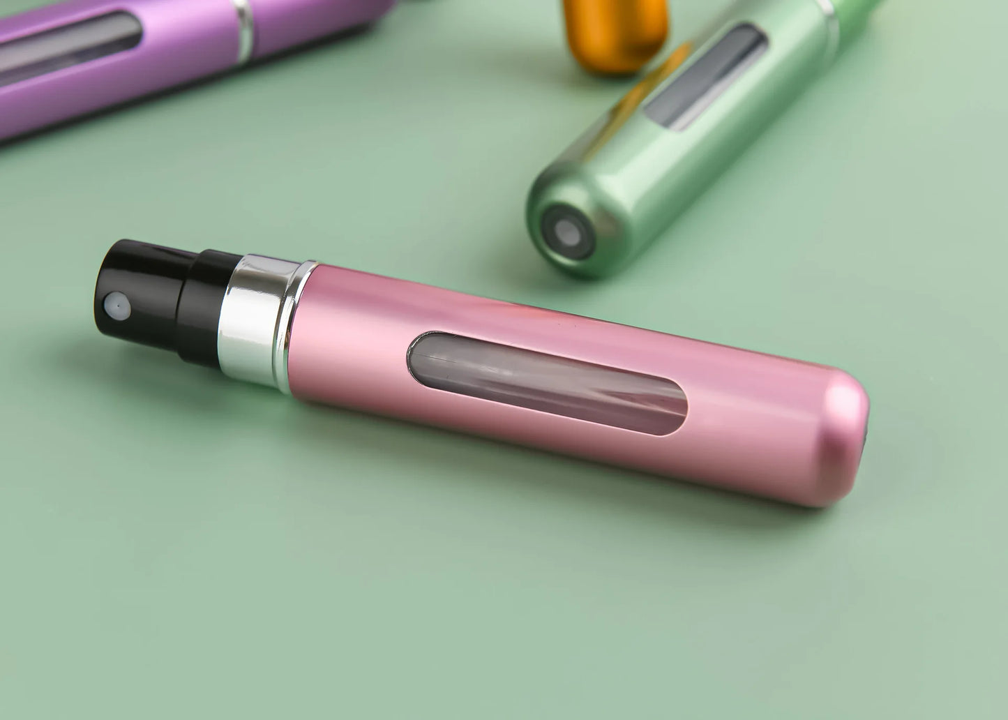 8/5ml Perfume Atomizer Portable Liquid Container For Cosmetics Traveling Mini Aluminum Spray Alcochol Empty Refillable Bottle