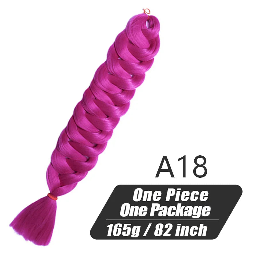 Xpression Crochet Hair Jumbo Braids Hair Kanekalon Expression Hair for Braids Synthetic Braiding Hair Extensions For Women