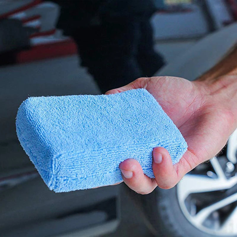 1/10Pcs Car Wax Applicator Pads Microfibre Polishing Sponges Soft Auto Detailing Waxing Sponge Cleaning Foam Car Paint Care Pad Viralgem Store