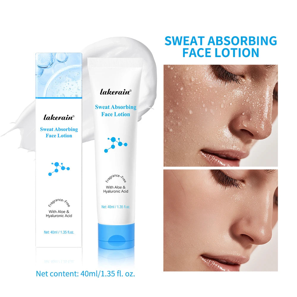 Sweat Absorbing Face Lotion Matte 40Ml Long - Lasting Sweat Control Absorbs Excess Oil Antioxidants Nourish Great Makeup Base Viralgem Store