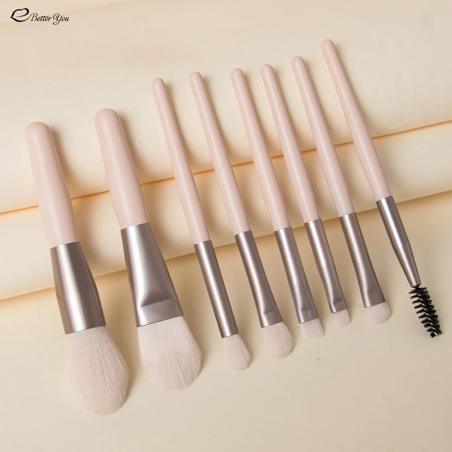 8Pcs Professional Makeup Brushes Set Cosmetic Powder Eye Shadow Foundation Blush Blending Concealer Beauty Make Up Tool Brushes