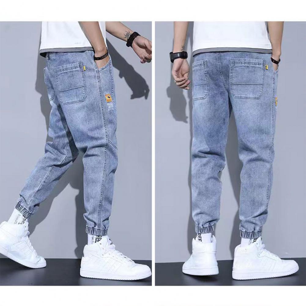 2023 Spring Summer Cotton Jogger Pant Men Pants Harajuku Cargo Jeans Casual Harem Denim Korean Hip Hop Sweatpants Male Trousers