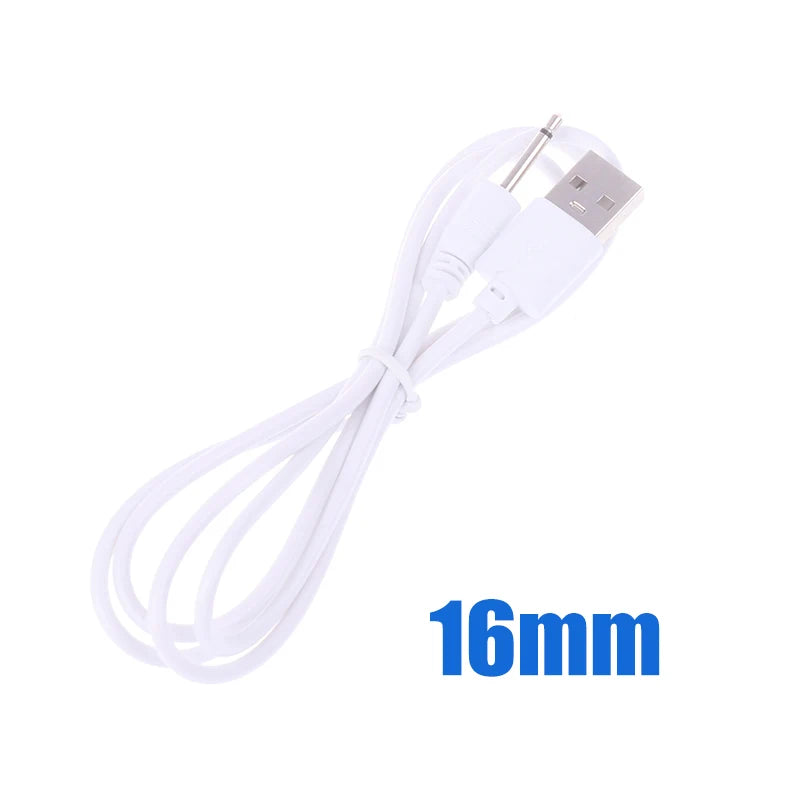 1pcs USB DC 2.5 Vibrator Charger Cable Audio Power Cord For Rechargeable Vibrators Massagers Accessories USB Power Supply Viralgem Store