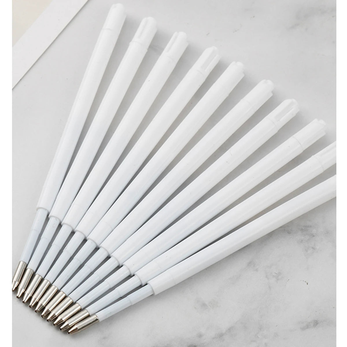 10-20pcs 0.7MM Ballpoint Pen Plastic G2 Refills Blue/Black Ink  for Pens Writting Parts Office Stationery Viralgem Store