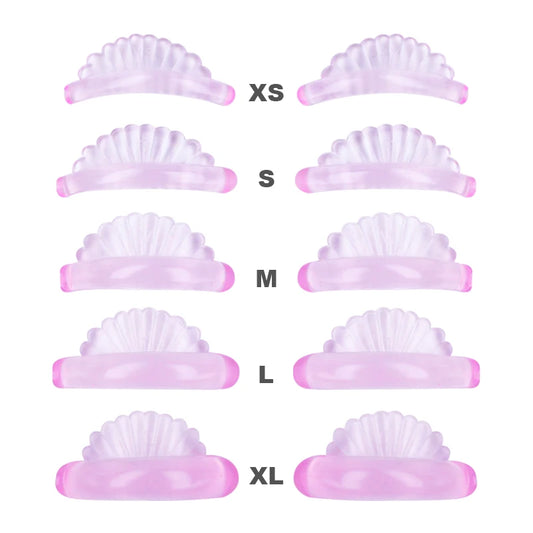 5 Pair 5 Size Lash Lift Silicone Pads Eyelash Perm 3D Curler Eye Patches  Applicator Tools Eyelashes Extension Accessories