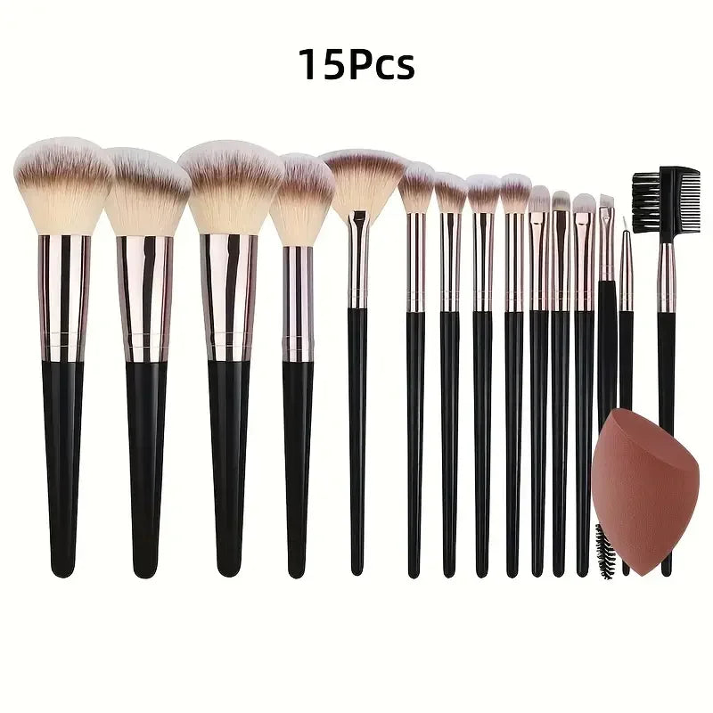 3-20PCS Makeup Brushes Set Soft Fluffy Eyeshadow Foundation Concealer Blending Blush Brush Kabuki Professional Women Beauty Tool Viralgem Store