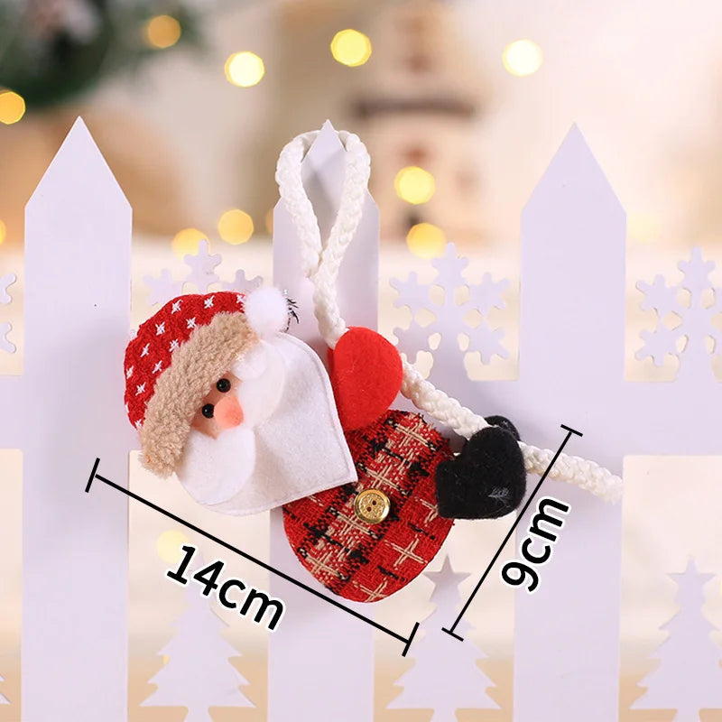 2023 Happy New Year Christmas Ornaments DIY Xmas Gift Santa Claus Snowman Tree Pendant Doll Hang for Home Noel Natal Decorations Viralgem Store