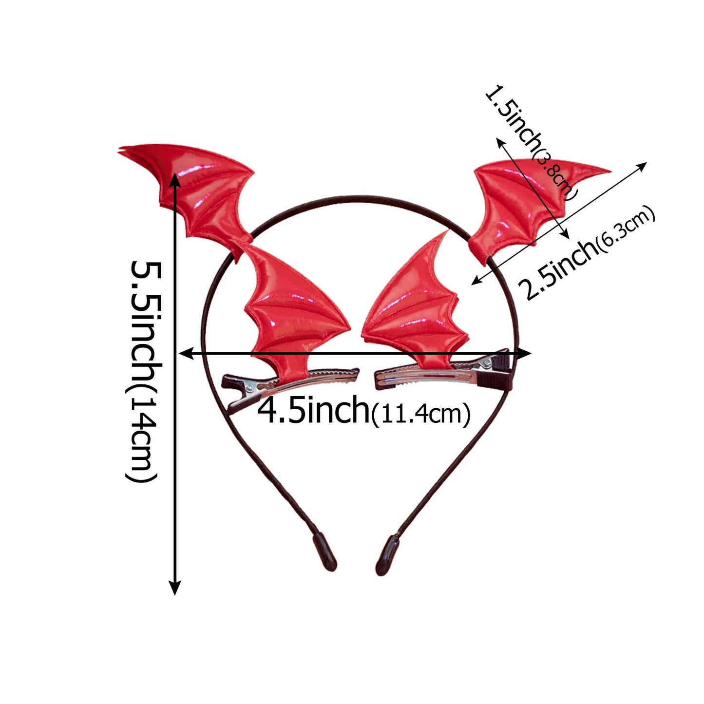 4PCS Halloween Headband Headwear Party Holloween Hair Clips Cosplay Costume Headbands Accessoires Viralgem Store