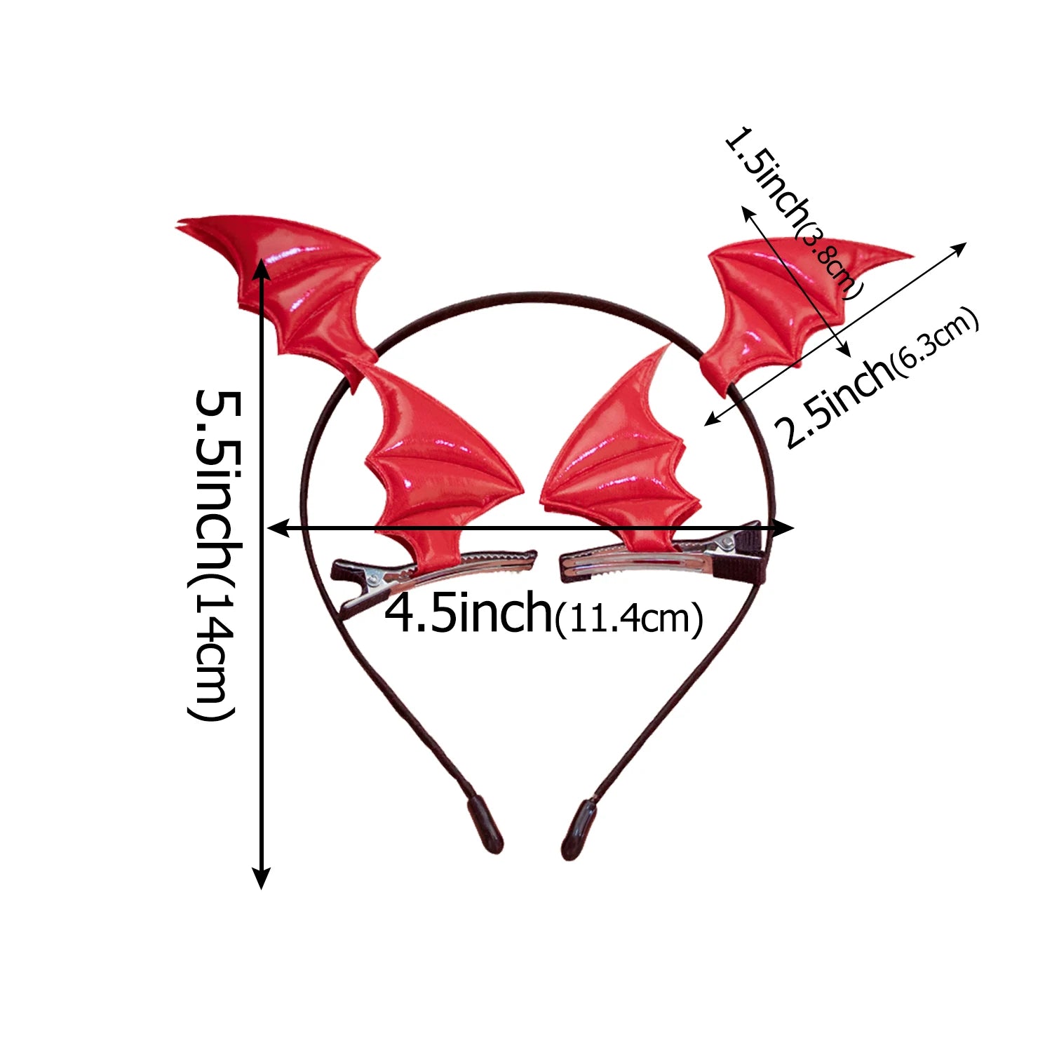 4PCS Halloween Headband Headwear Party Holloween Hair Clips Cosplay Costume Headbands Accessoires Viralgem Store