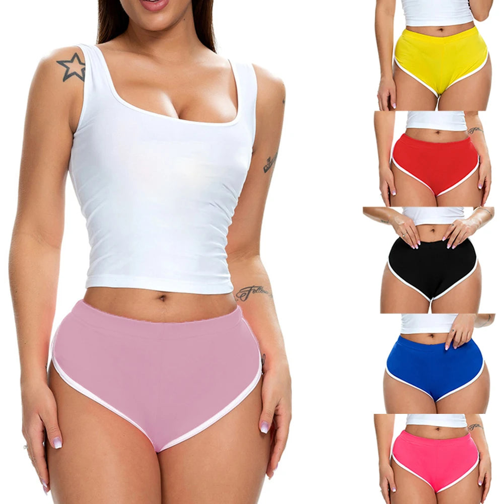 Women's Summer Leisure Loose Yoga Shorts Sports Fitness Exercise Hot Pants Push Up Training Tight Pants Pocket Shorts