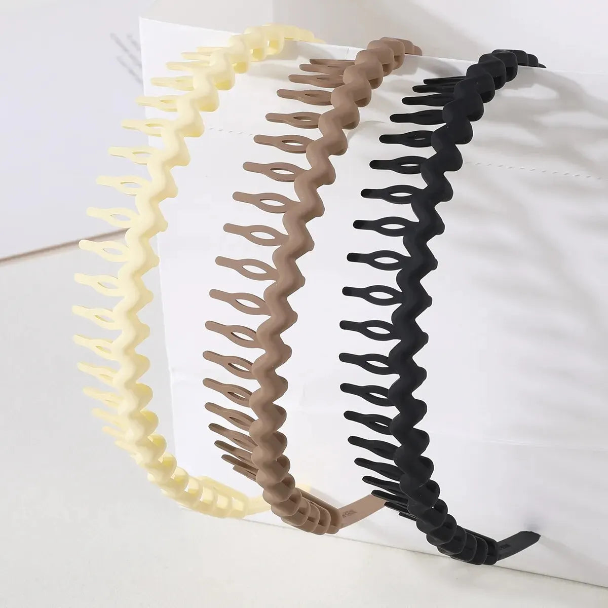 3Pcs Fashion Non-slip Hair Bands for Women Men Wave Shape Simple Headband Girls Face Wash Hairband Hair Accessories Headwear