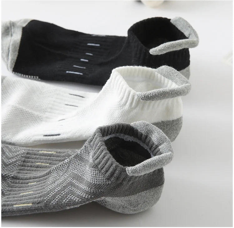 6 Pairs/Lot Men's Sport Socks Breathable Outdoor Running buffer thickenBasketball Socks Cotton Training Short Tube Socks For Men Viralgem Store