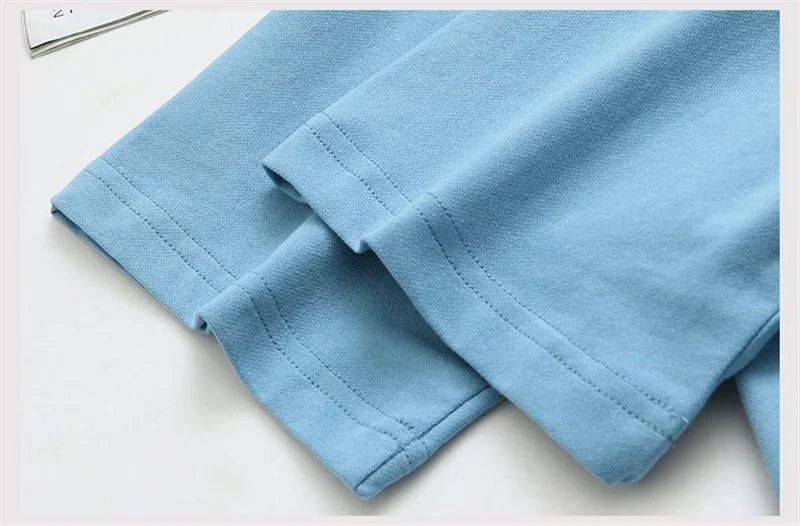 2023 Oversize 4XL Loose Sweatshirts Women Cotton Hoodies Summer Short-sleeves Thin Tees Female Casual Pullover Tops Outerwear