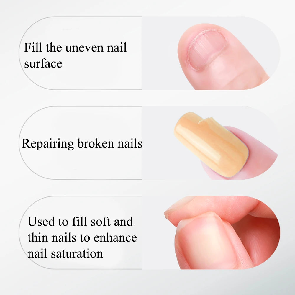 Tinovo Uno 41 Colors Builder Nail Gel in A Bottle Fiber Gel for Extensions Semi Permanent UV Building Poly Acrylic Nails Liquid