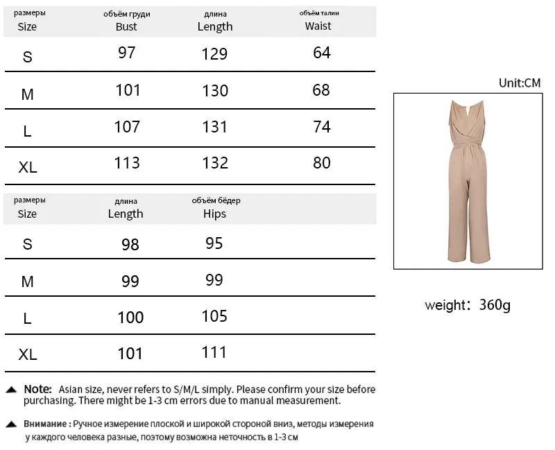 Women's Jumpsuits Summer Sleeveless Solid Fashion Bandage O- Neck Sexy Slim Folds Jumpsuits Casual Streetwear Simple Jumpsuits Viralgem Store