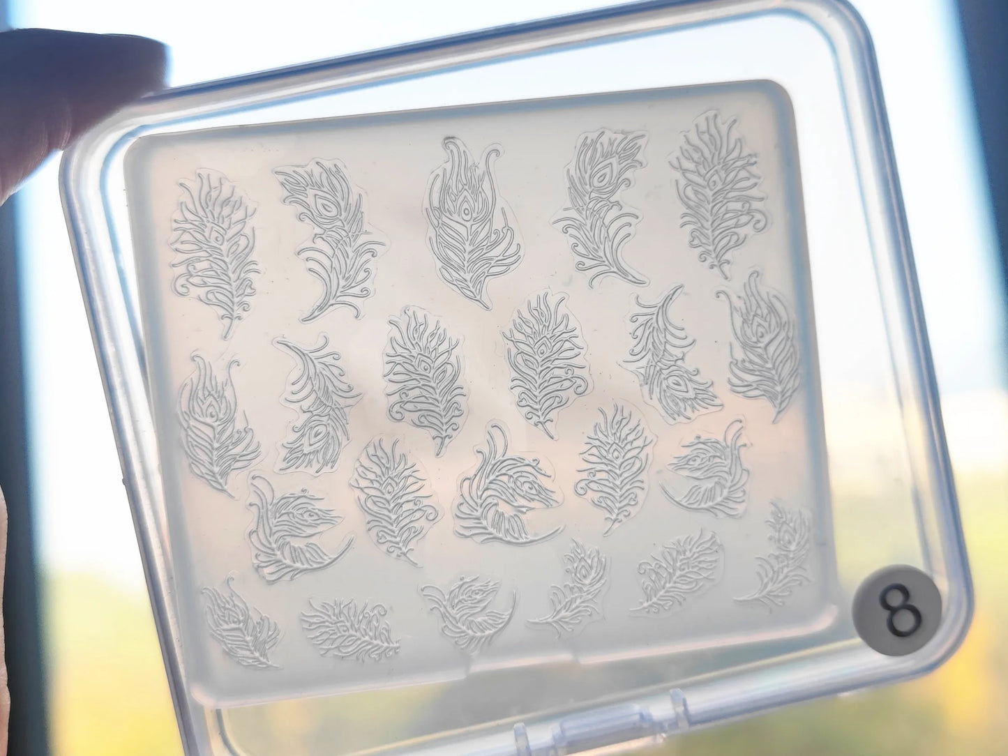 1pc Sweater Knitting Lace 3D Acrylic Mold Nail Art Decoration Nails DIY Design Silicone  Nail Art Template Nail  Mold