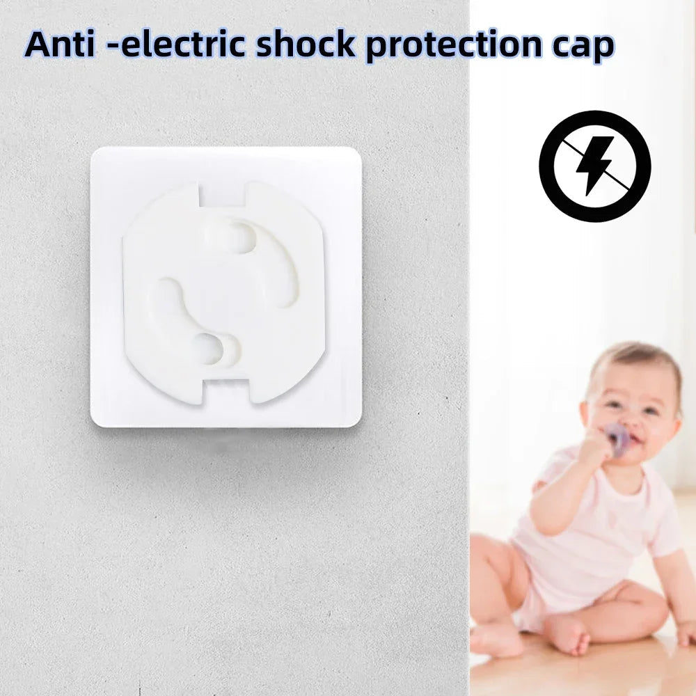 1/10pcs  Baby Safety Child Electric Socket Outlet Plug Protection Security Two Phase Safe Lock Cover Kids Sockets Cover Plugs Viralgem Store