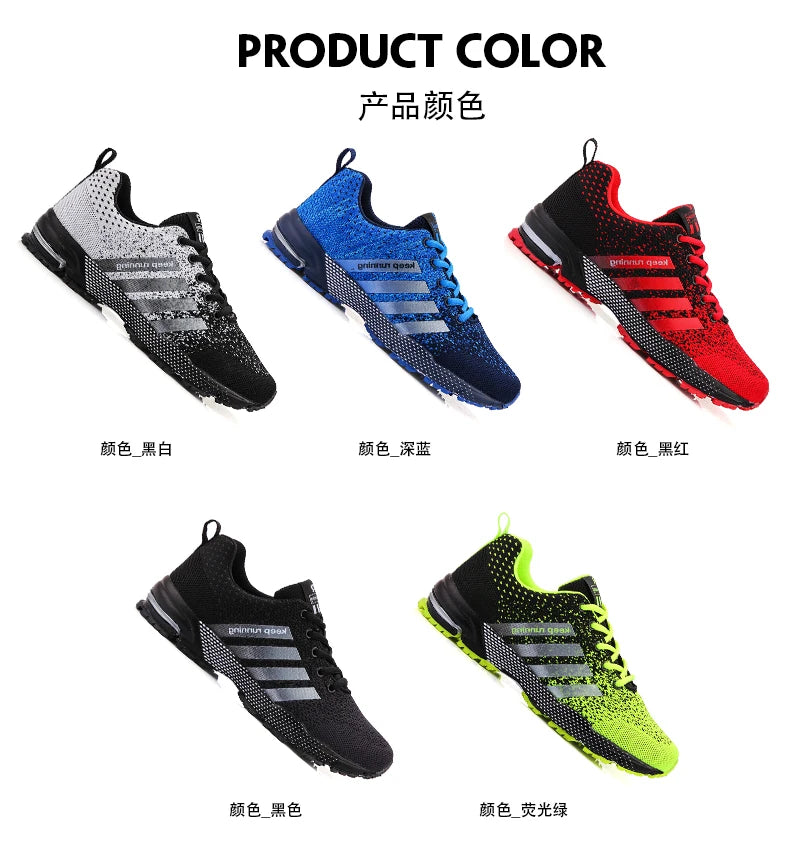 Summer Shoes for Men Sneakers Fashion Running Sports Shoes Breathable Non-slip Walking Jogging Gym Shoes Women Casual Loafers