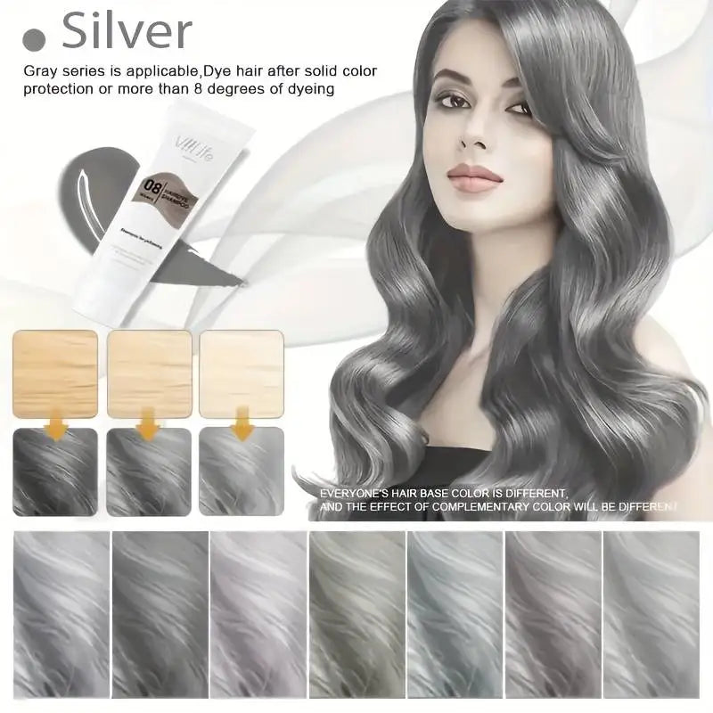 Unisex Hair Dye Permanent Styling Hair Color Wax Shampoo Fashion No Damage Quick Coloring Lasting Professional Hairs Dyeing Crea Viralgem Store