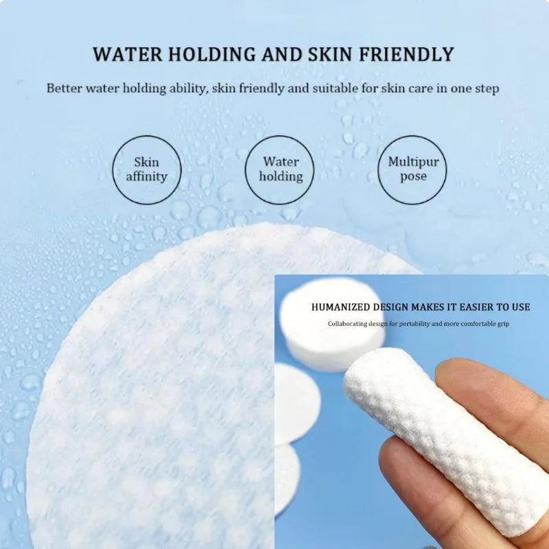 100-1200PCS Disposable Facial Puff Cotton Pads Makeup Accessories  Remover Practical Face Soft Remover Paper Take off the makeup Viralgem Store
