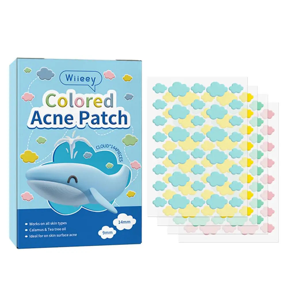 144PCS Star Pimple Patch Acne Colorful Invisible Acne Removal Skin Care Stickers Concealer Face Spot Beauty Makeup Tools Viralgem Store