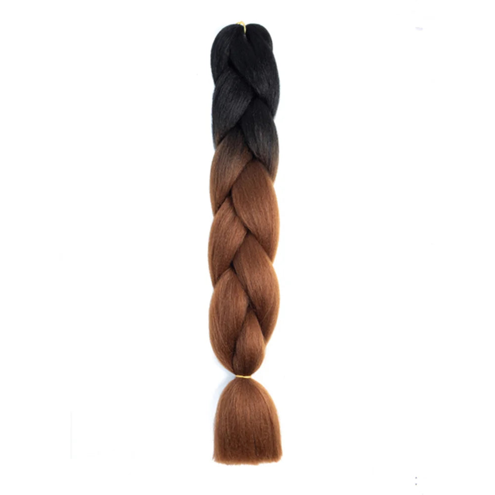 24 Inches DIY Jumbo Braiding Hair Synthetic Hair Extensions Afro Ombre Crochet Braid Hair Wholesale For Women Viralgem Store
