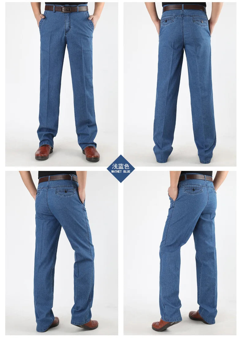 30L High waisted straight leg men's jeans