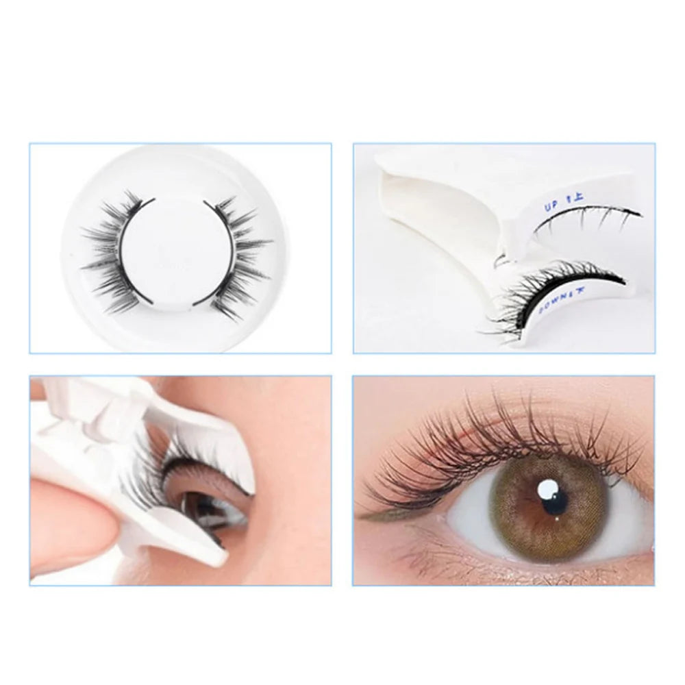 3D Lash Curler Magnetic False Eyelashes No-Glue Needed Eyelash Extension Clip On Tweezers Sexy, Light , Soft Mink Fake Lashes