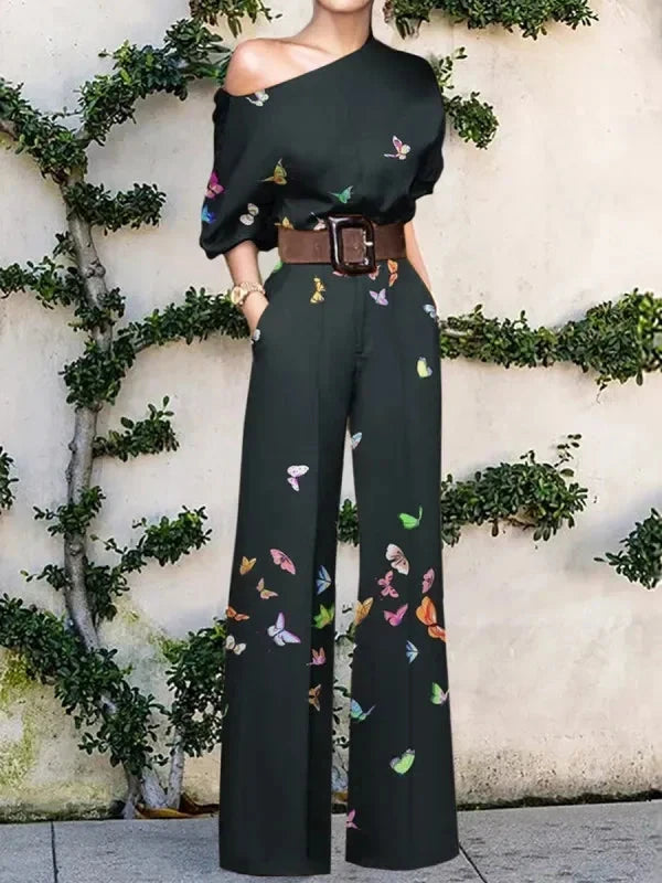 Women Jumpsuits New In Spring Autumn Female Chic Elegant Office Lady Wide Leg Pants Bodysuits Jump Suits for Women One Pieces Viralgem Store