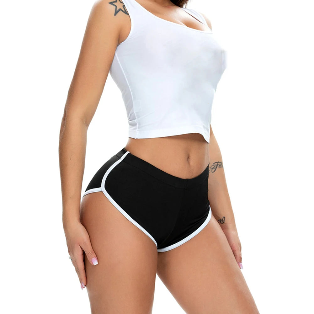 Women's Summer Leisure Loose Yoga Shorts Sports Fitness Exercise Hot Pants Push Up Training Tight Pants Pocket Shorts