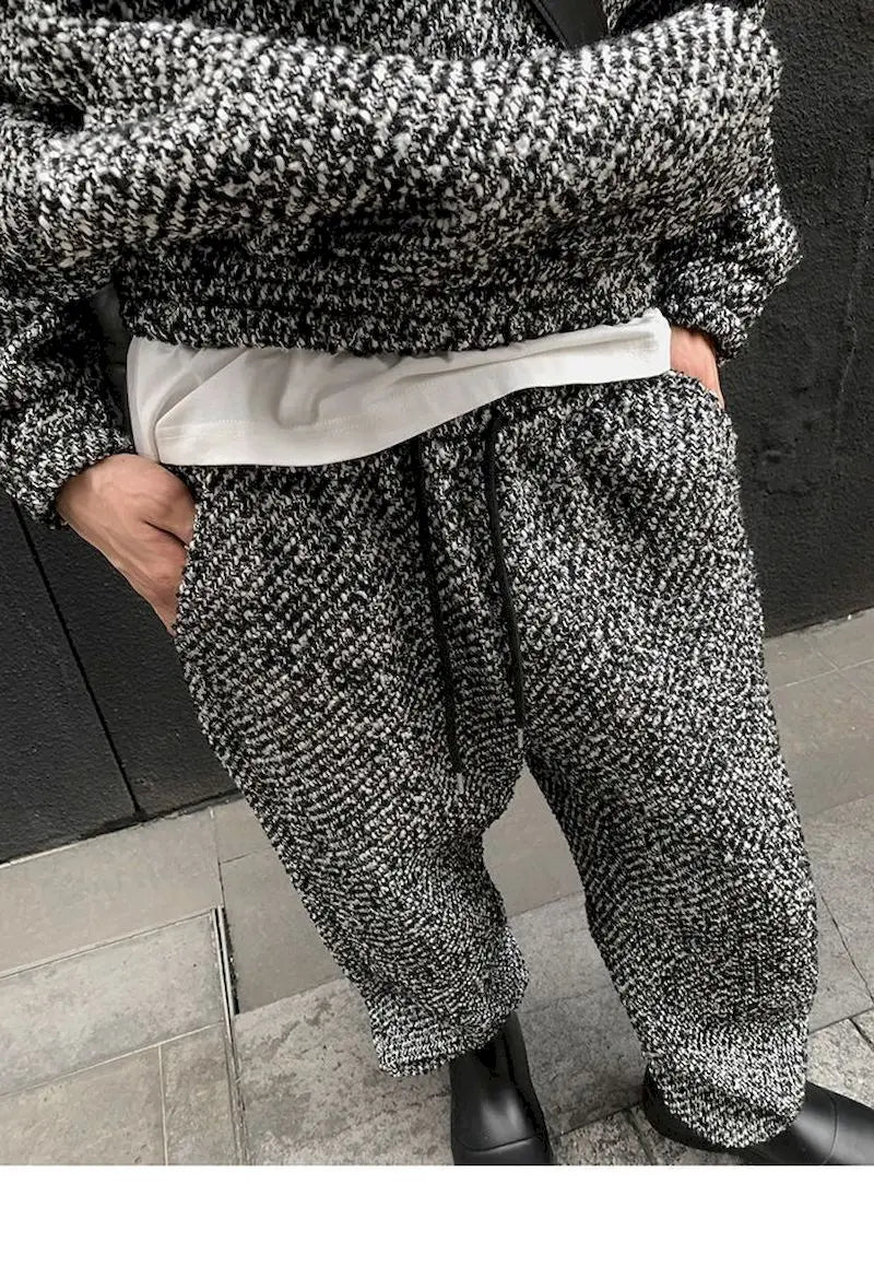 Streetwear Hooded Sweatshirts and Straight Pants Sets Women Harajuku Gothic Hoodies Men Korean Matching Sets Y2k K Pop Clothes